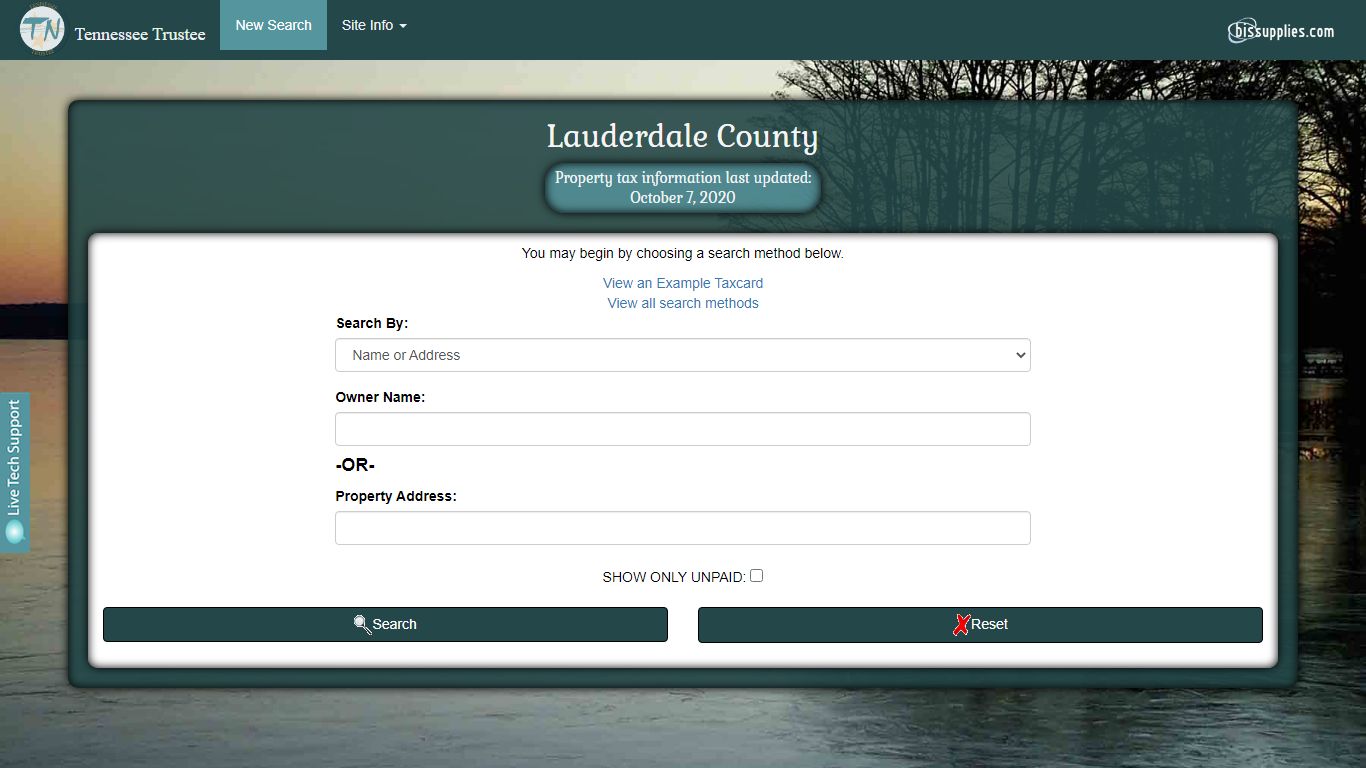 Tennessee Trustee - Lauderdale County